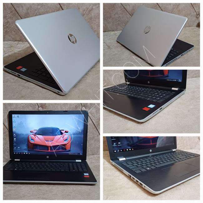 HP laptop, 8th generation, with dual hard drives: a fast SSD + 500GB, and 8GB RAM