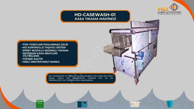 Balık Kasası Temizleme Makinası 350x550 mm