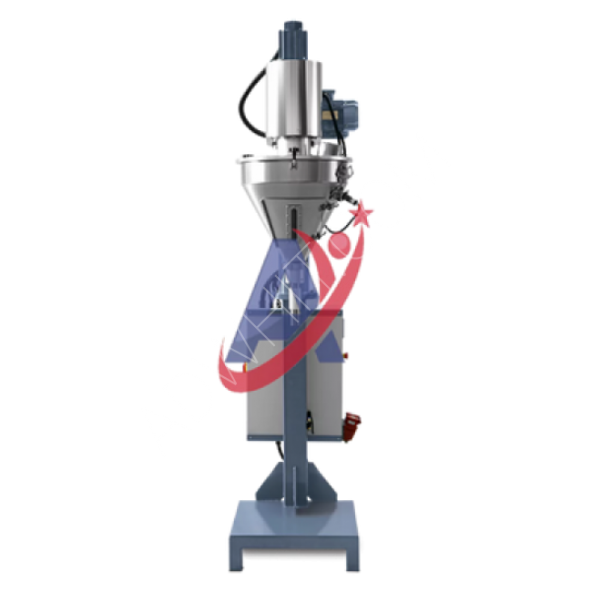 Semi-automatic screw motor machine for filling powder granules
