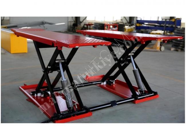 3-ton hydraulic scissor car lift equipped with a control system