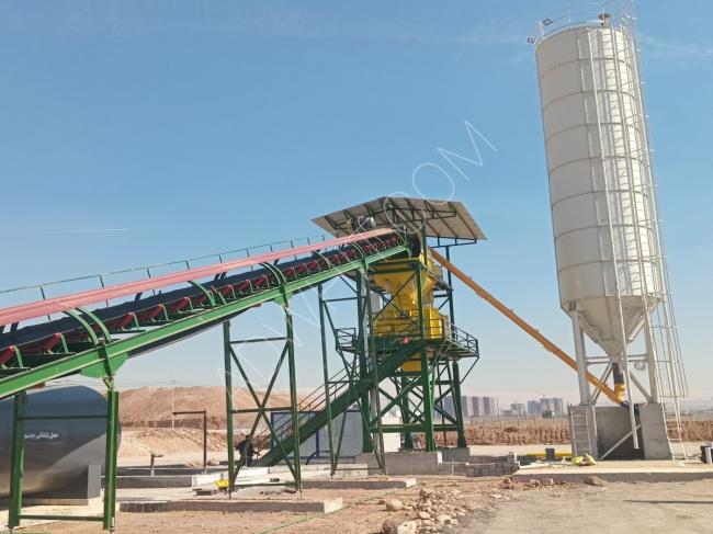 Concrete mixing plant 90 m3 for sale (new and ready for shipment)