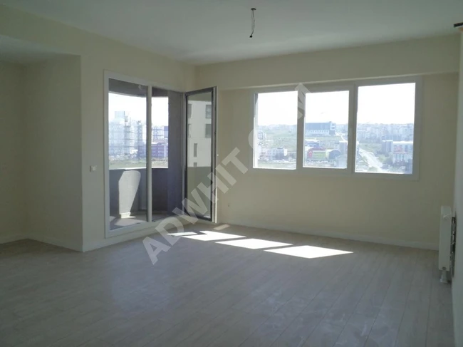 An empty 3+1 apartment for sale in the Babacan Premium complex