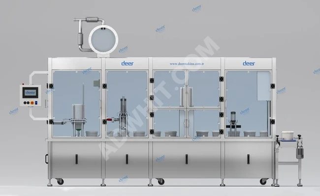 Cup filling and sealing machine