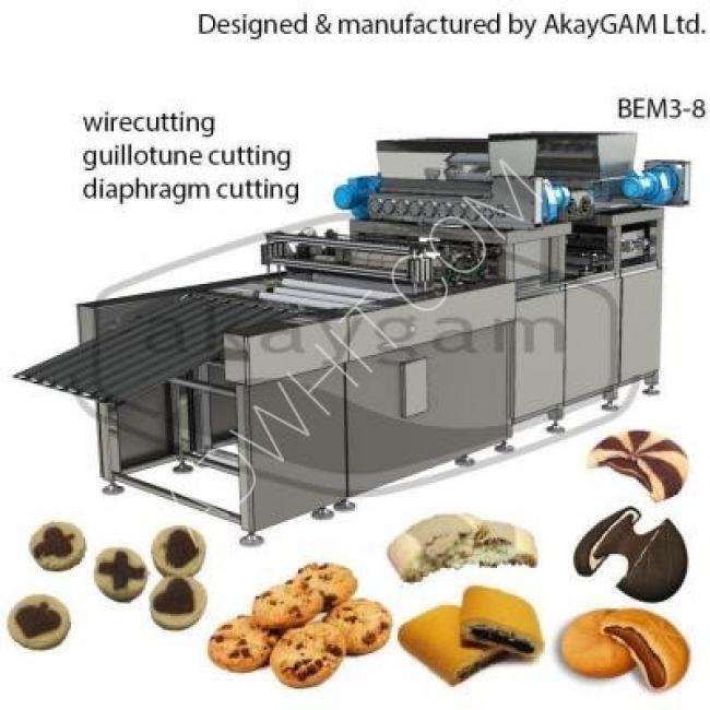 8-row stuffed biscuit forming machine