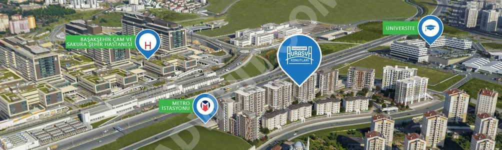 For sale: 3+1 apartment in Eurasia 1 complex in Başakşehir