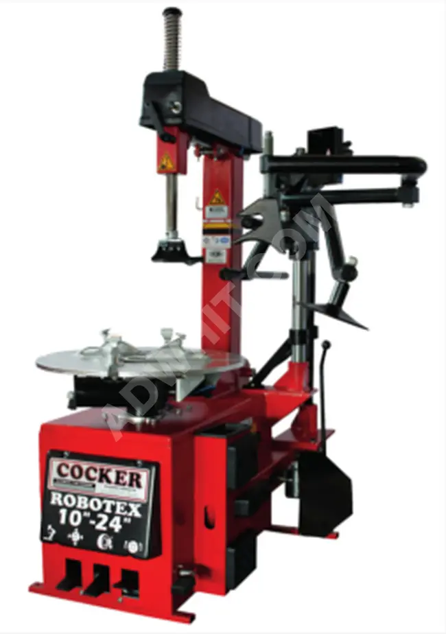 Two-speed tire mounting and dismounting machine, size 10-24 inches