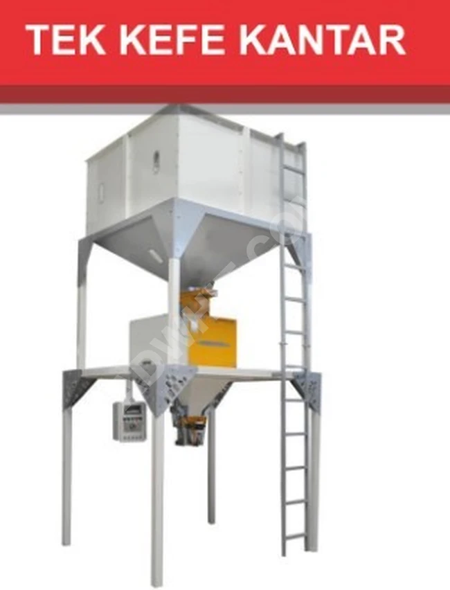 Large bag filling machine with a weighing system