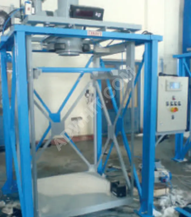 Big bag filling machine with a capacity of 25 tons per hour