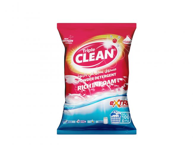 100 grams Triple Clean laundry detergent powder