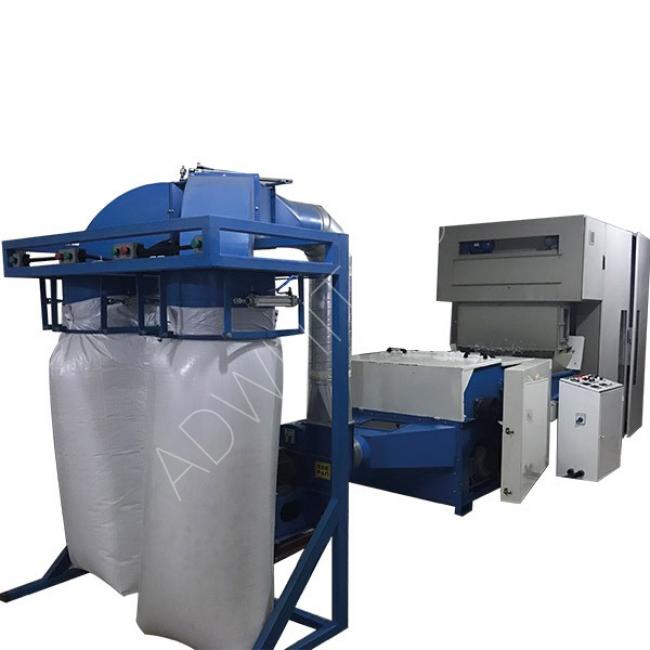 Bag filling machine with a capacity of 300 kg/hour