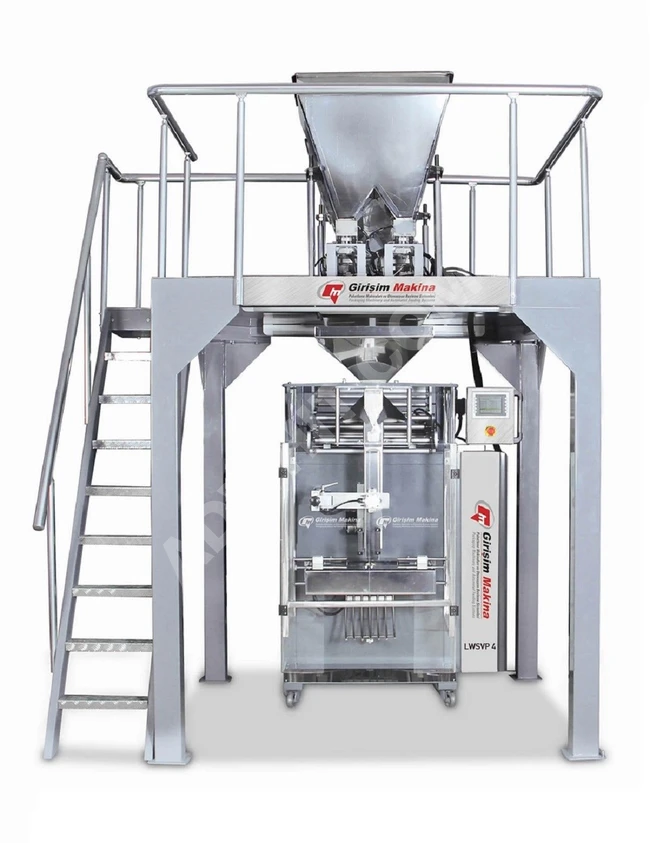 8-35 packs/min Vertical Filling Machine with 4 Scales