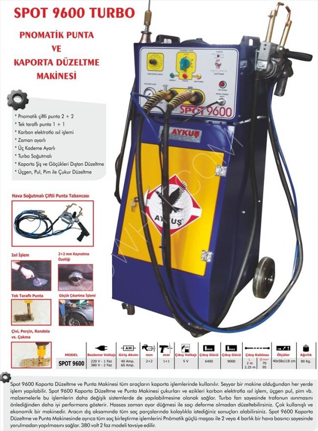 Spot welding and car body trimming machine