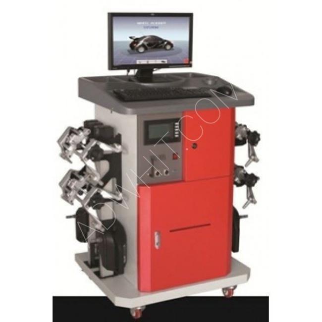 Wheel alignment device with screen - commercial (8 sensors - wireless)