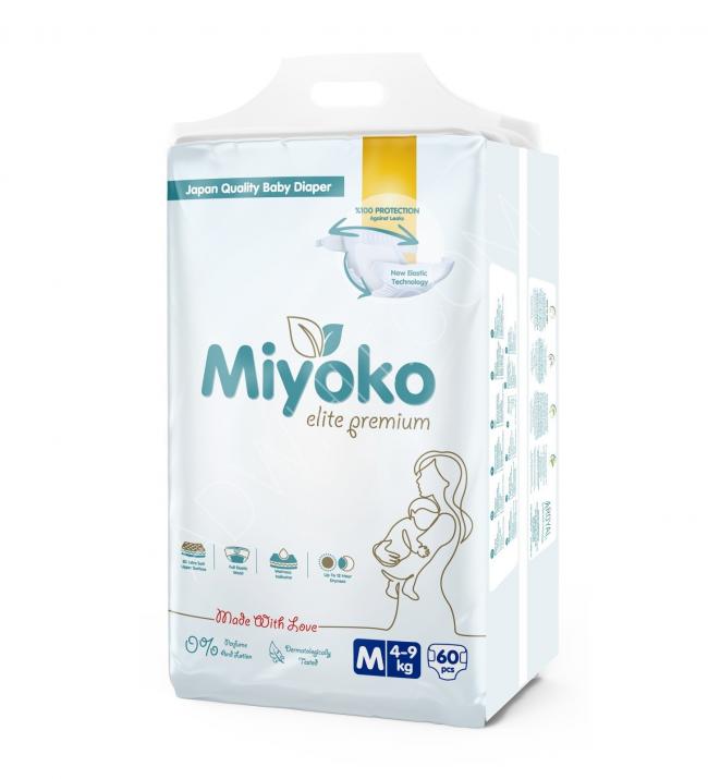 حفاضات اطفال ميوكو MIYOKO BABY DIAPER عالية الجودة 