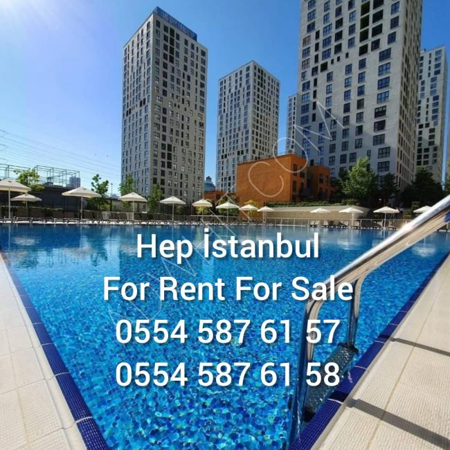 شقة للإيجار في مجمع HEP إسطنبول 1+1 مفروشة