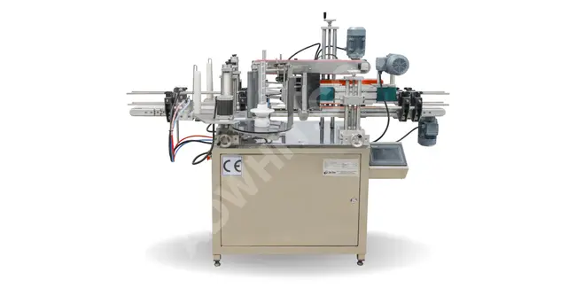 Semi-automatic label wrapping machine, 800 units/hour