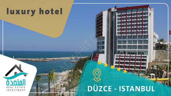 Düzce'de Karadeniz'e doğrudan bakan lüks bir otel tatil köyüne sahip olun