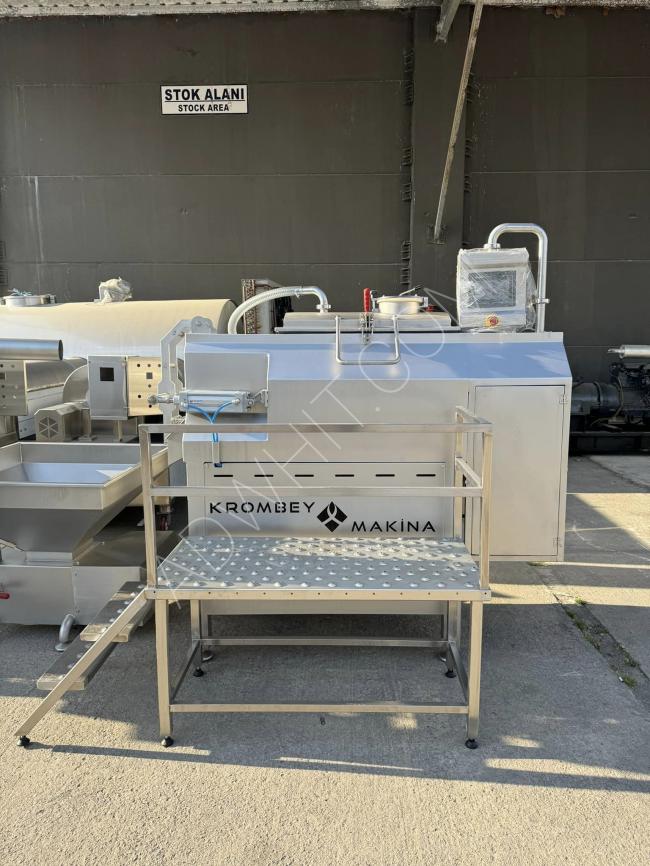 A 200 kg per batch Kashkaval cheese production line