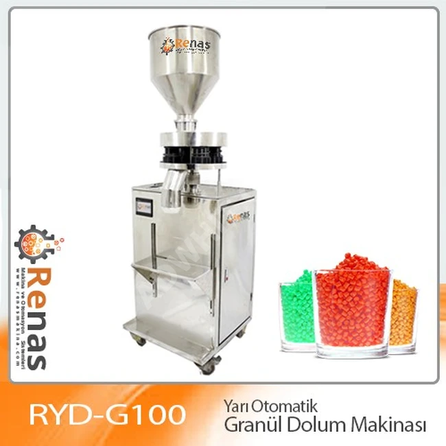 Semi-automatic granule filling machine (Ryd-G100)