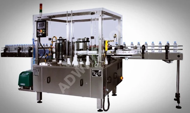 Top surface product labeling machine