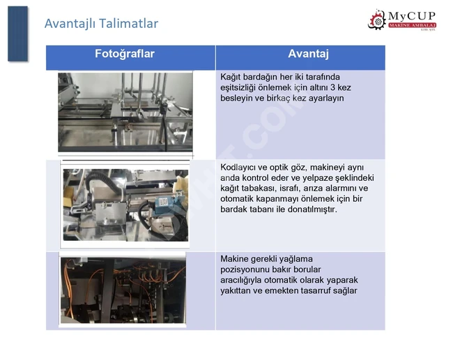 An automatic ultrasonic machine for making paper and cardboard cups at a speed of 80-85 cups per minute