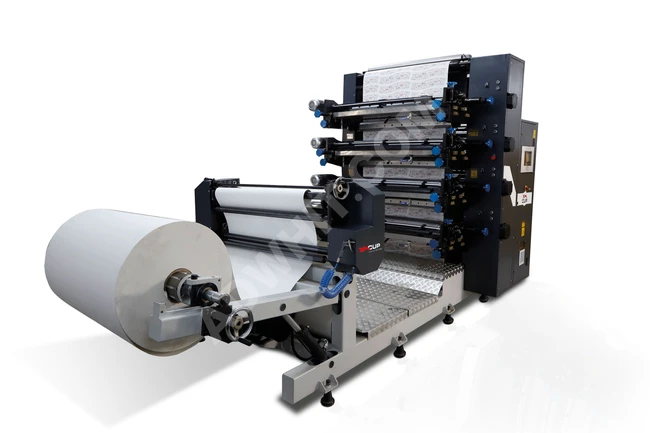 Flexographic printing machine for colored paper cups with a speed of 325 strokes per minute