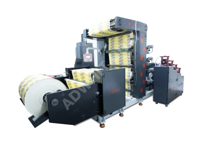 Automatic Flexo Printing Machine for Colored Paper Cups, 100 cm Size