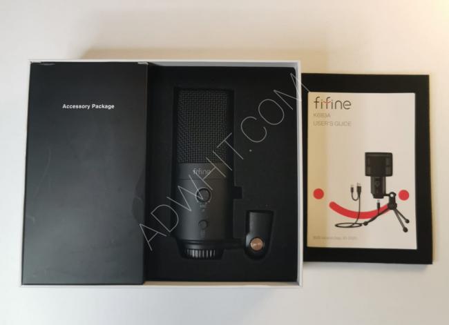 FIFINE K683A - USB DESKTOP MICROPHONE (WITH TRIPOD STAND)