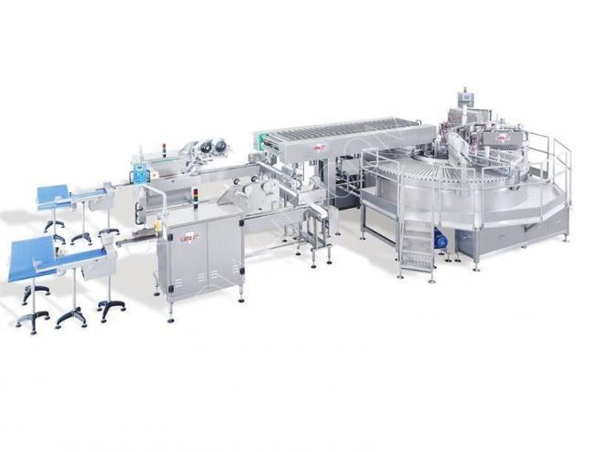 Automatic ice cream machine with a capacity of 21,000 - 42,000 pieces per hour