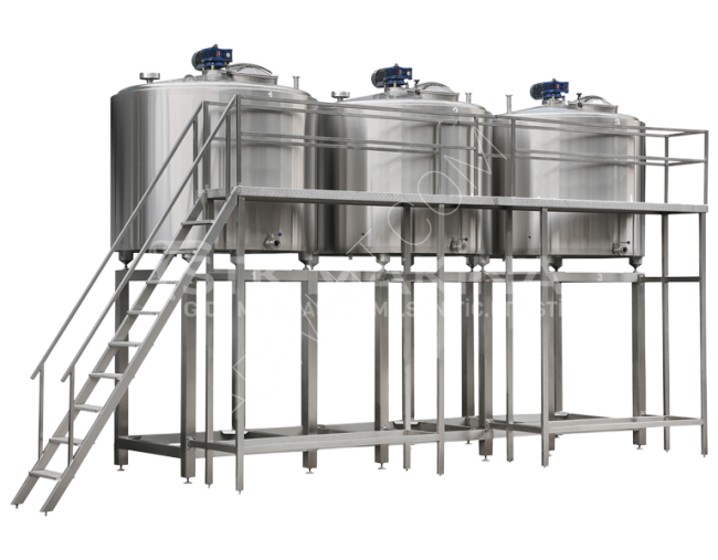 A tank for the heating and cooling process of yogurt, 4000 liters
