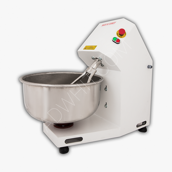 A white dough kneading machine, 25 kg