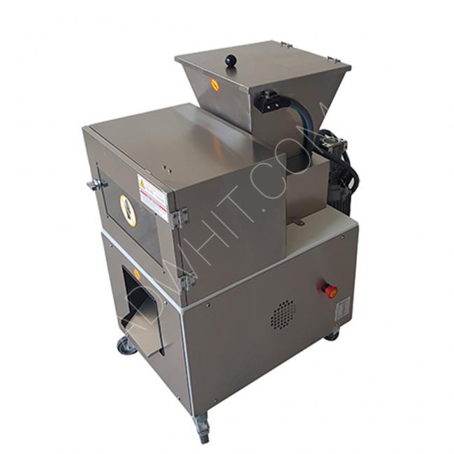 Dough cutting and cone forming machine