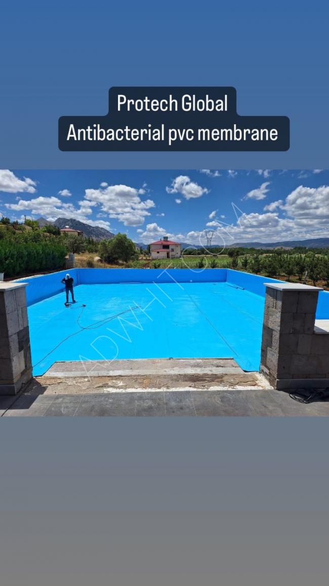 Antibacterial PVC membrane