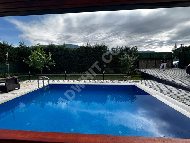 Furnished villa with private pool for sale in the city of Sapanca