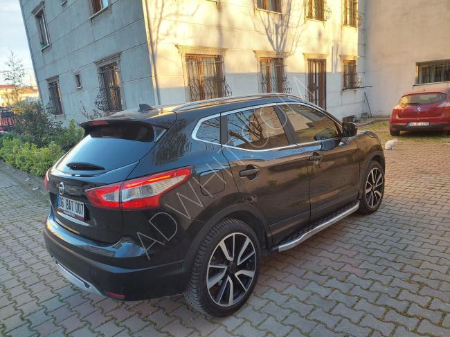 Nissan Qashqai, black color, tinted, 2016, no accidents, for sale in Istanbul