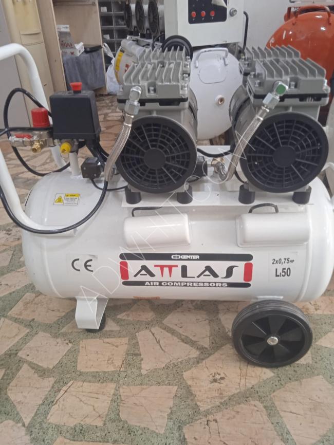 50-liter 1.5 horsepower silent oil-free air compressor