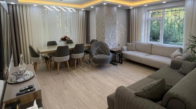 Başakşehir, furnished 3+1 apartment for annual rental, fully renovated