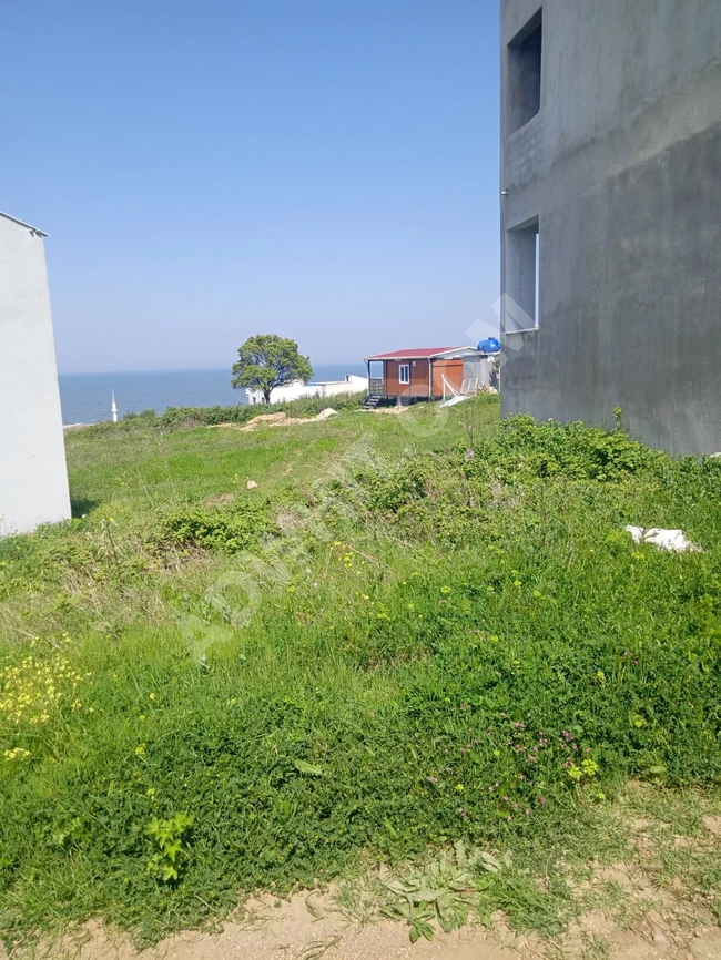 Land with an area of 164 m² overlooking the sea and nature in Bursa/Mudanya