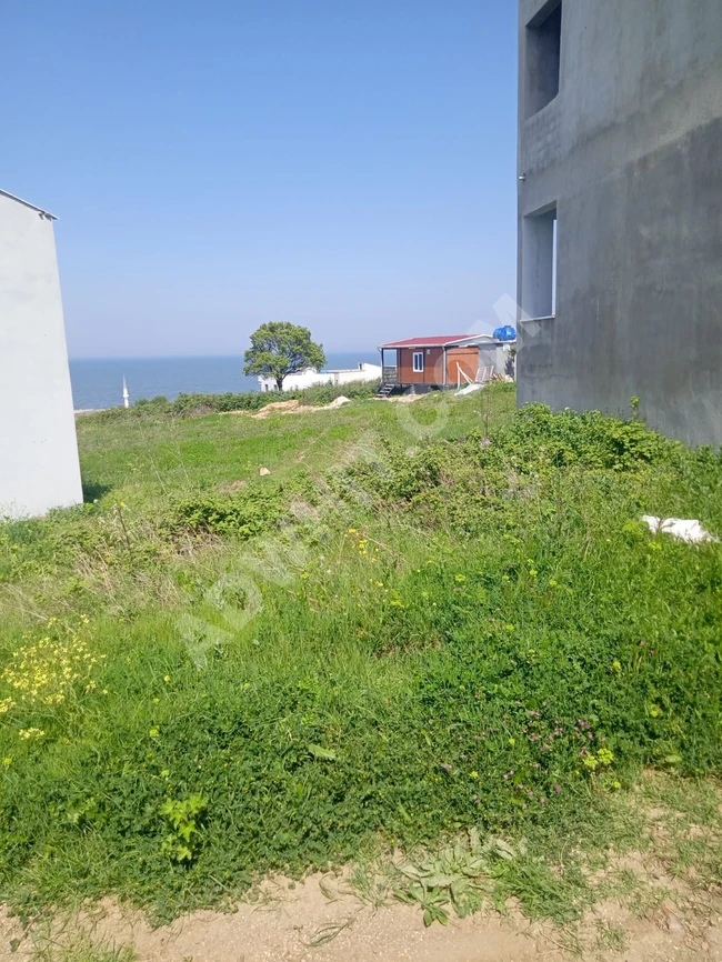 Land with an area of 164 m² overlooking the sea and nature in Bursa/Mudanya