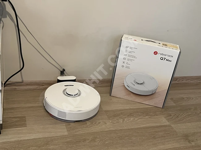 Roborock Q7 Max Robot Vacuum with a one-year warranty