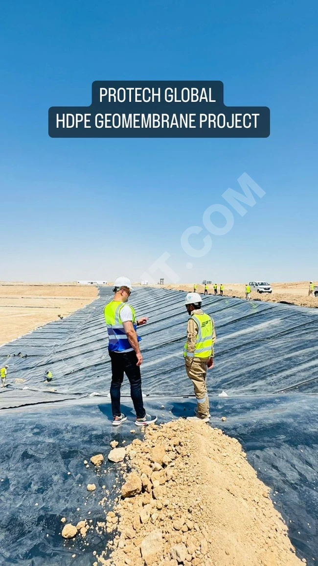 غشاء التبطين -HDPE GEOMEMBRANE 