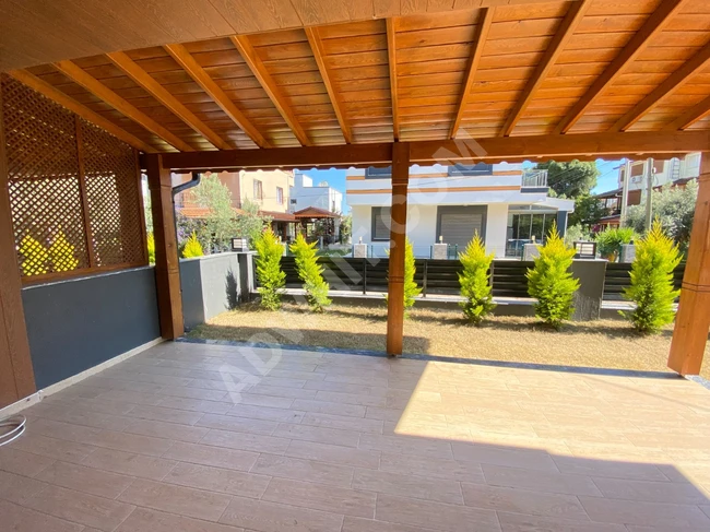 New 3+1 villa for sale with a spacious garden in Doğanbey, Seferihisar