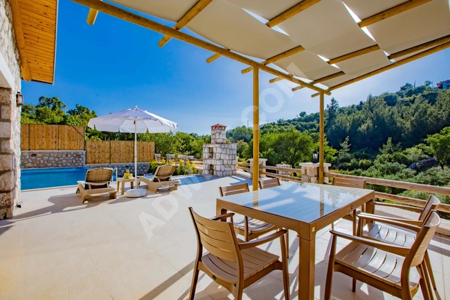 Villa for rent accommodating two people with a pool and sauna in Kaş