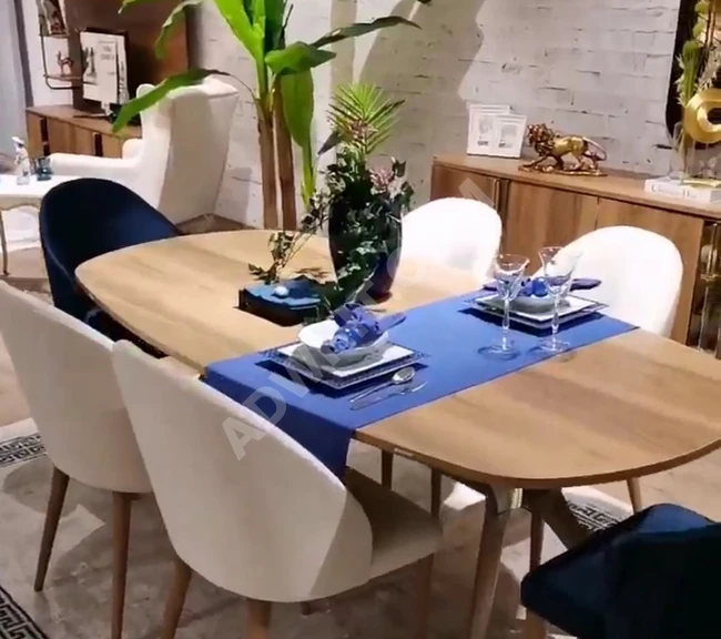 Dining table with six chairs from the brand İSTİKBAL