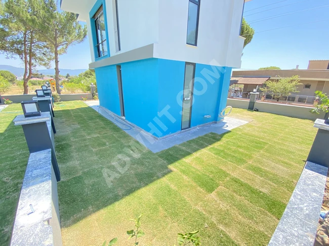 3+1 Villa for sale with underfloor heating, sea, and nature view