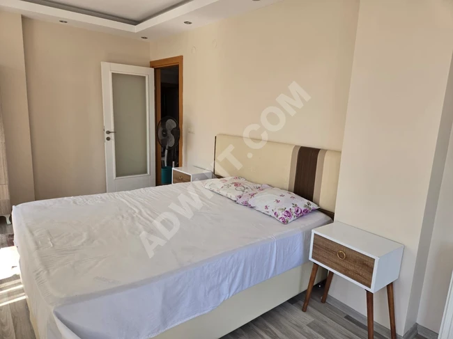 Aylık kiralık İki odalı ve salonlu daire