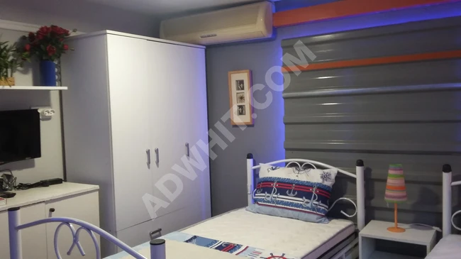 1+1 furnished apartment, 45 square meters, everything included in the rent. Kadıköy Altı Yol