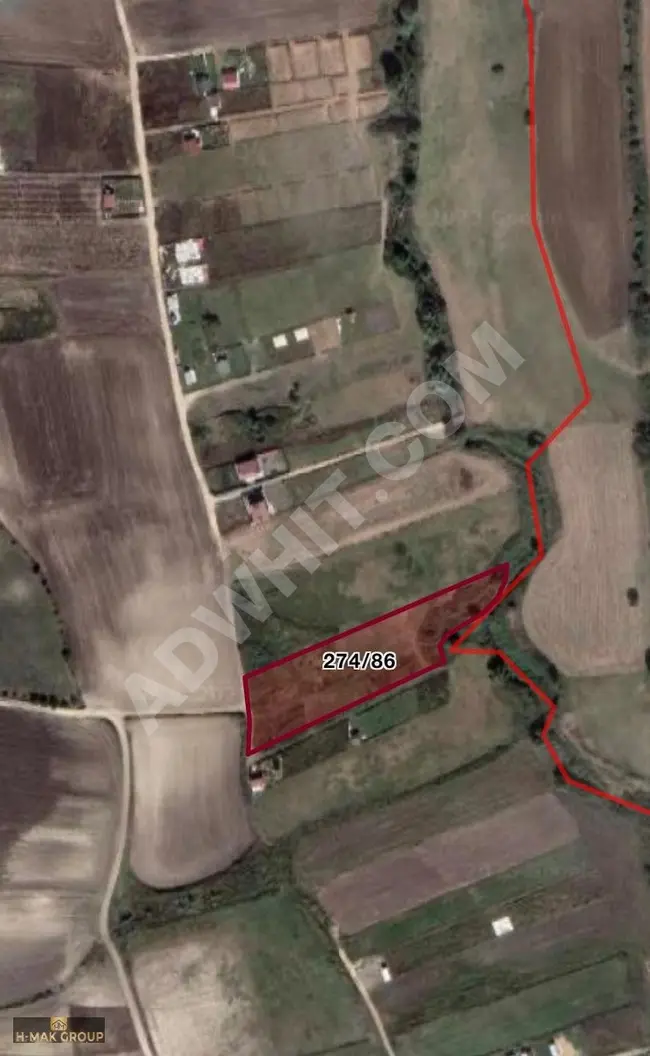 A plot of land for sale from the H-MAK group in Kestanelik