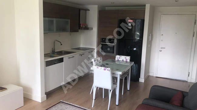 Yıllık kiralık eşyalı iki odalı ve salonlu daire