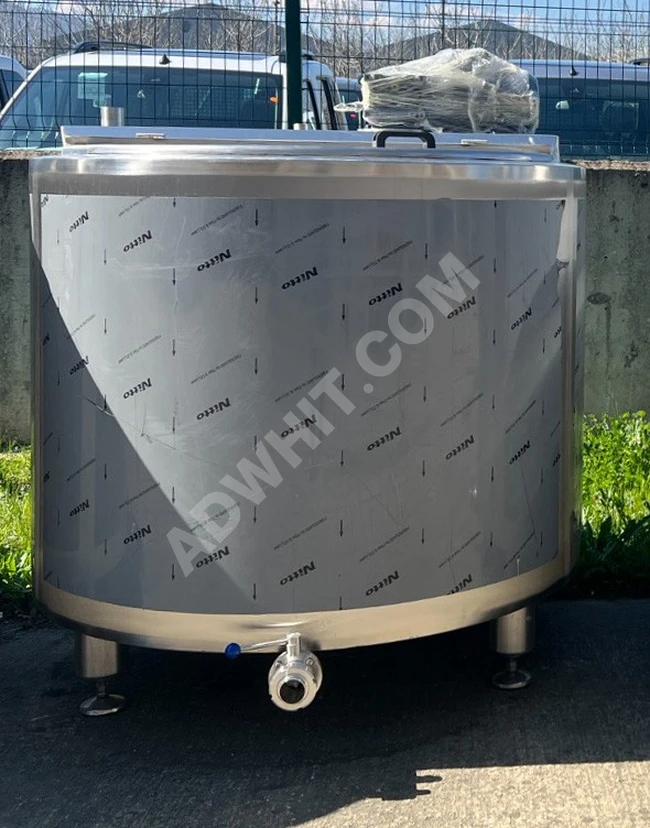 Milk boiling tank